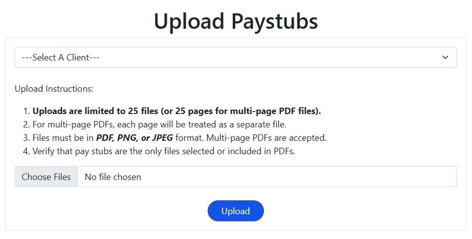 Upload Form